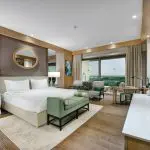 Regnum Carya Jade Room Partial Sea View Bedroom