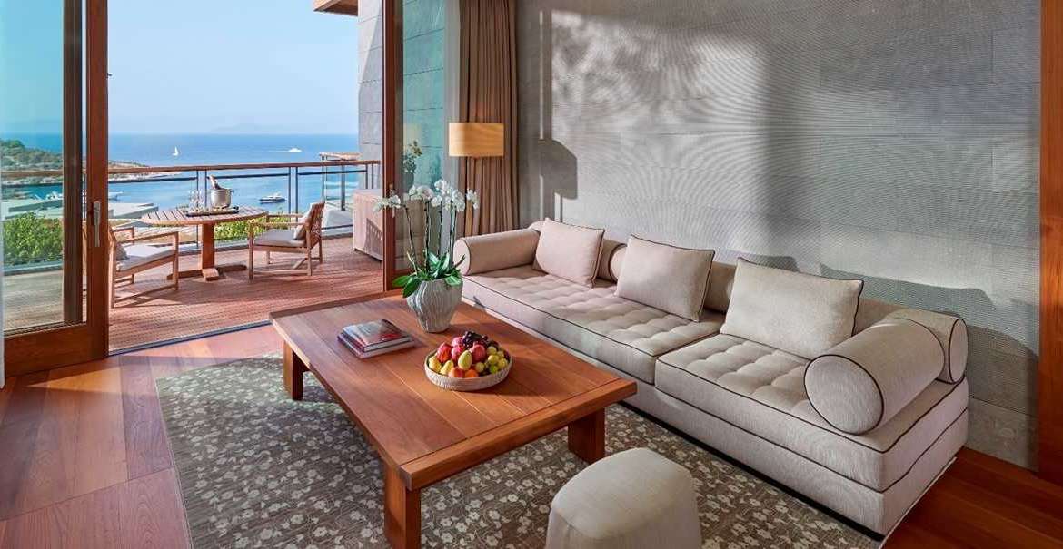 Aegean-Suite-mandarin oriental bodrum living room