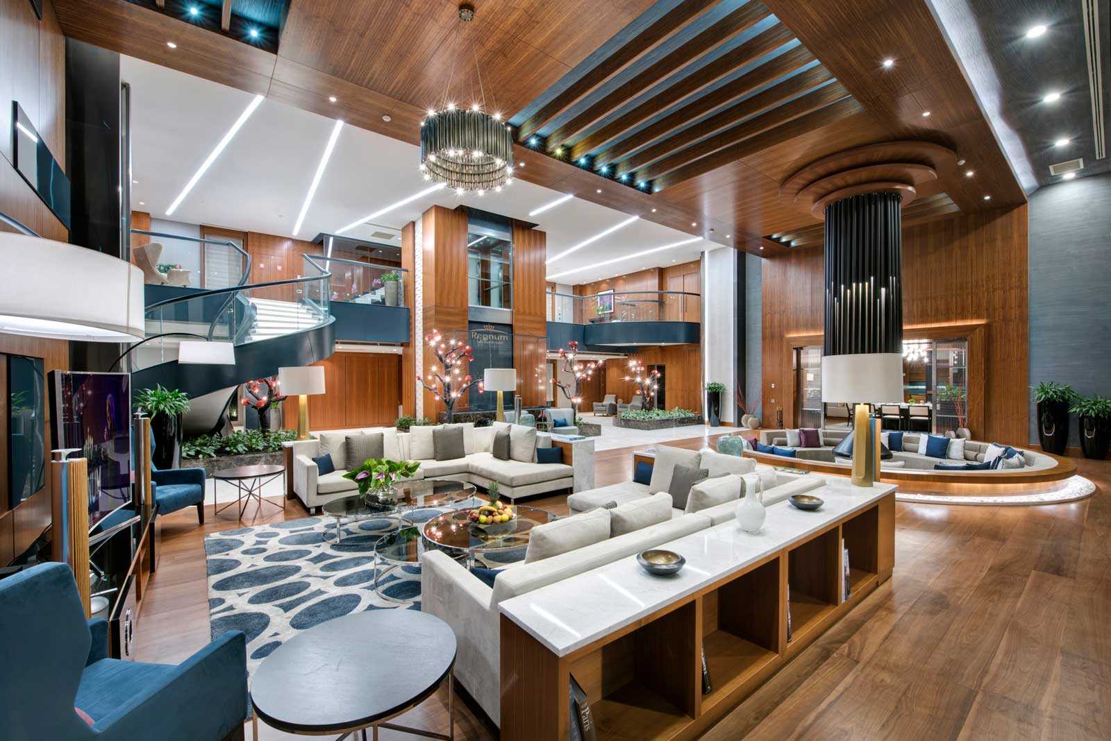 Regnum Carya Crown Villa Главная гостиная